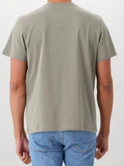 Parajumpers T-shirt Groen Patch Ashen Sage