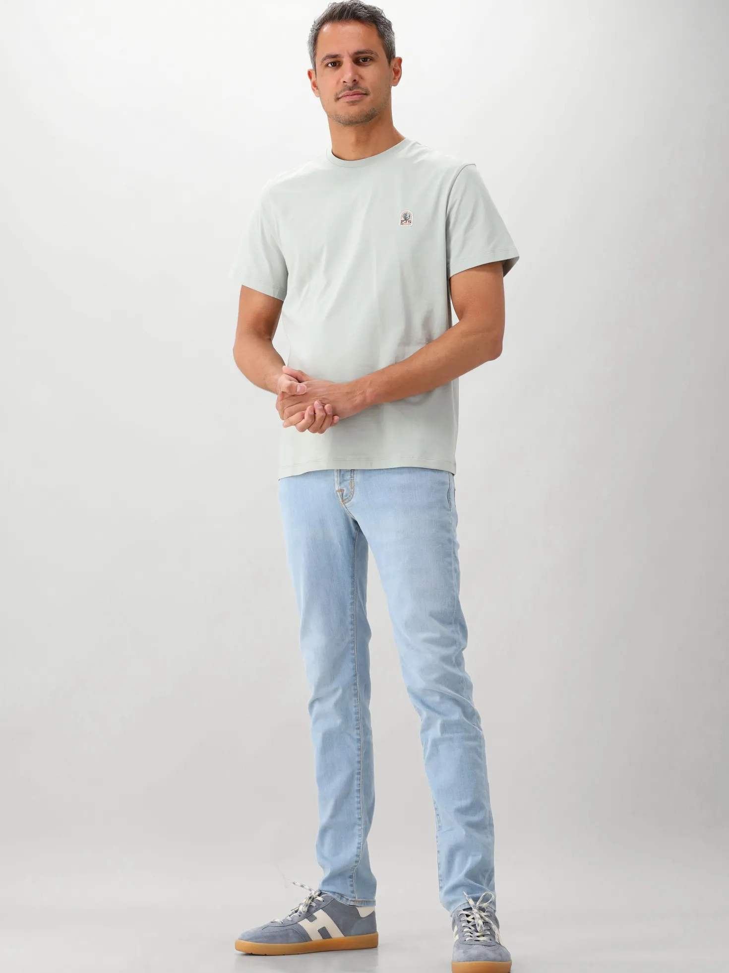 Parajumpers T-shirt Groen Patch