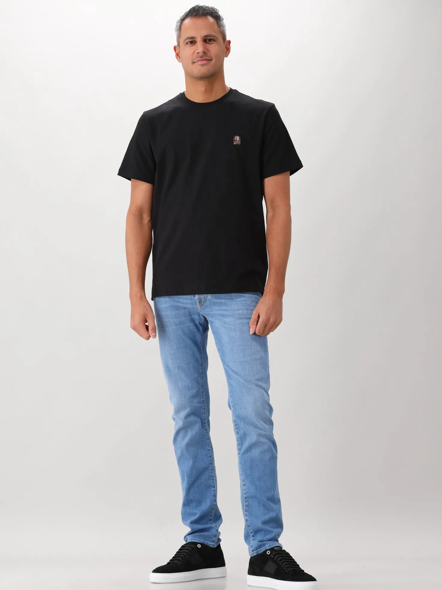 Parajumpers T-shirt Zwart Patch
