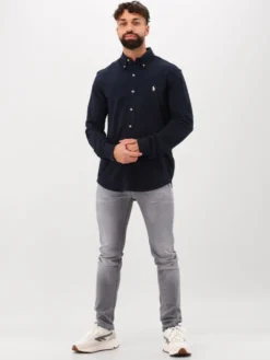 Polo Ralph Lauren Overhemd Blauw Featherweight
