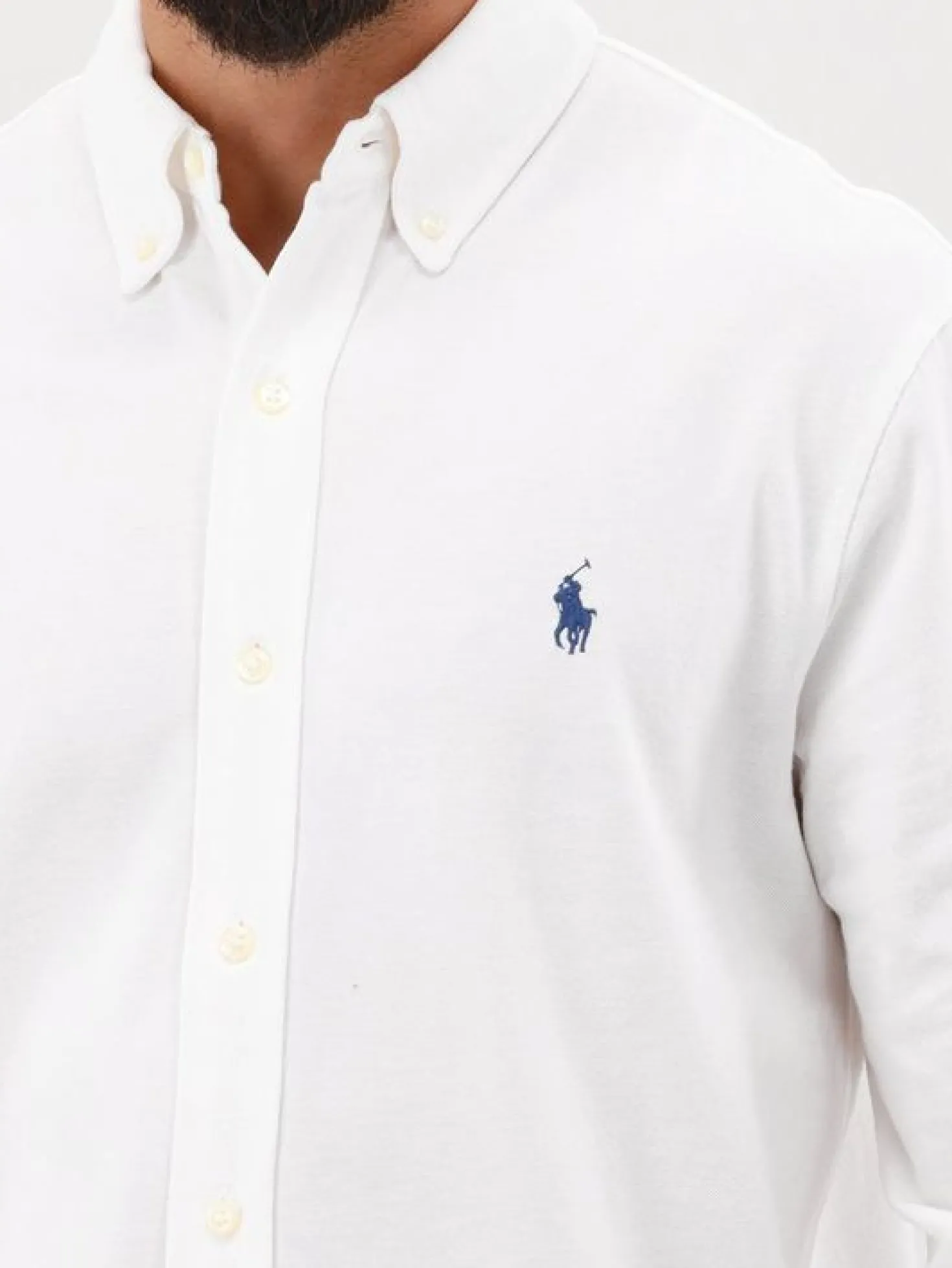 Polo Ralph Lauren Overhemd Wit Featherweight