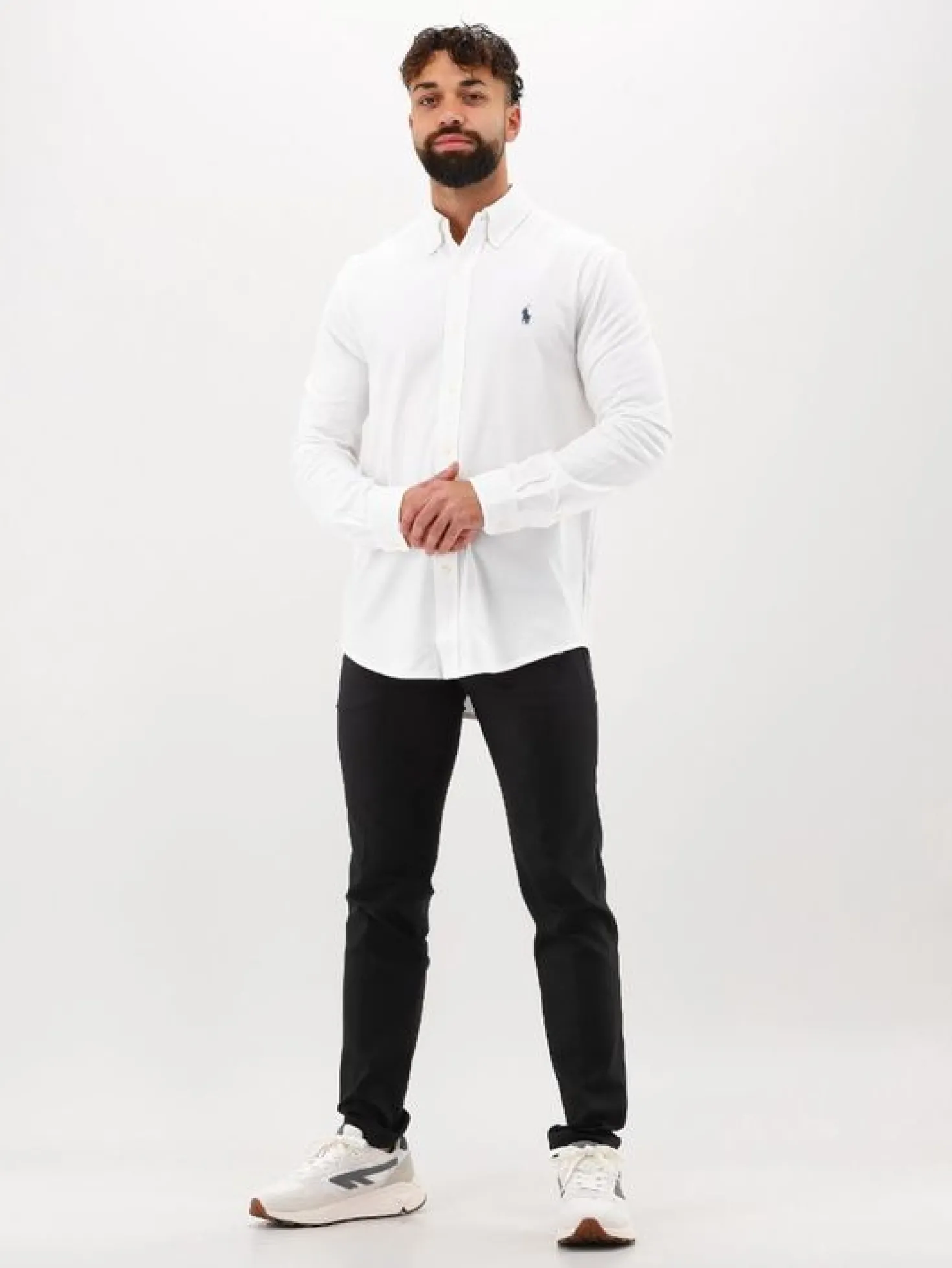 Polo Ralph Lauren Overhemd Wit Featherweight