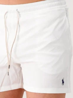 Polo Ralph Lauren Zwembroek Wit Traveler Slim Fit