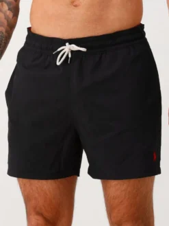 Polo Ralph Lauren Zwembroek Zwart Traveler Slim Fit