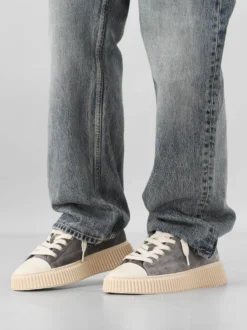 Rhun Sneakers Grijs 2020 Treble Grey Suede