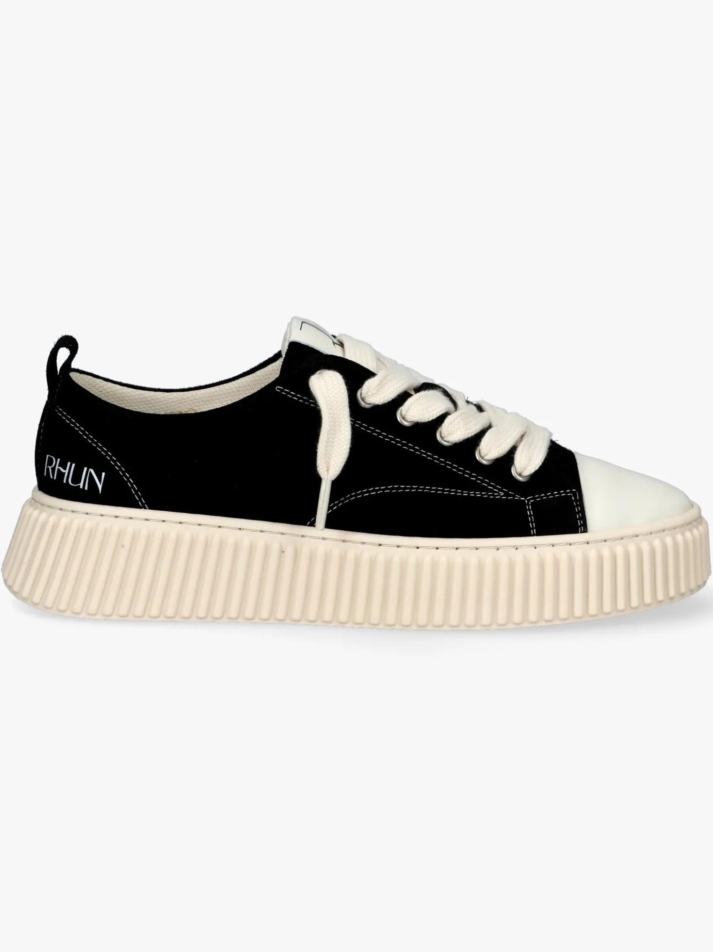 Rhun Sneakers Zwart 2020 Treble Black Suede