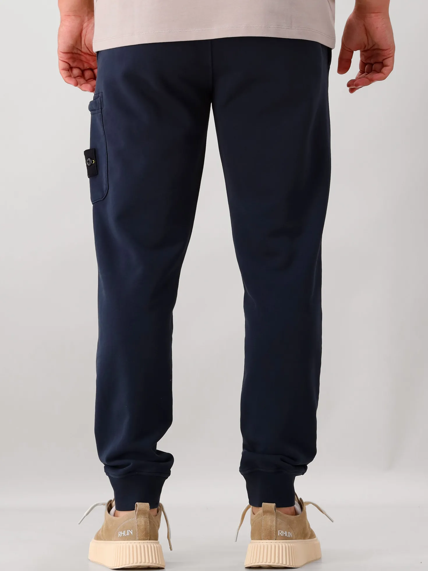 Stone Island Broek Sweatpants Blauw