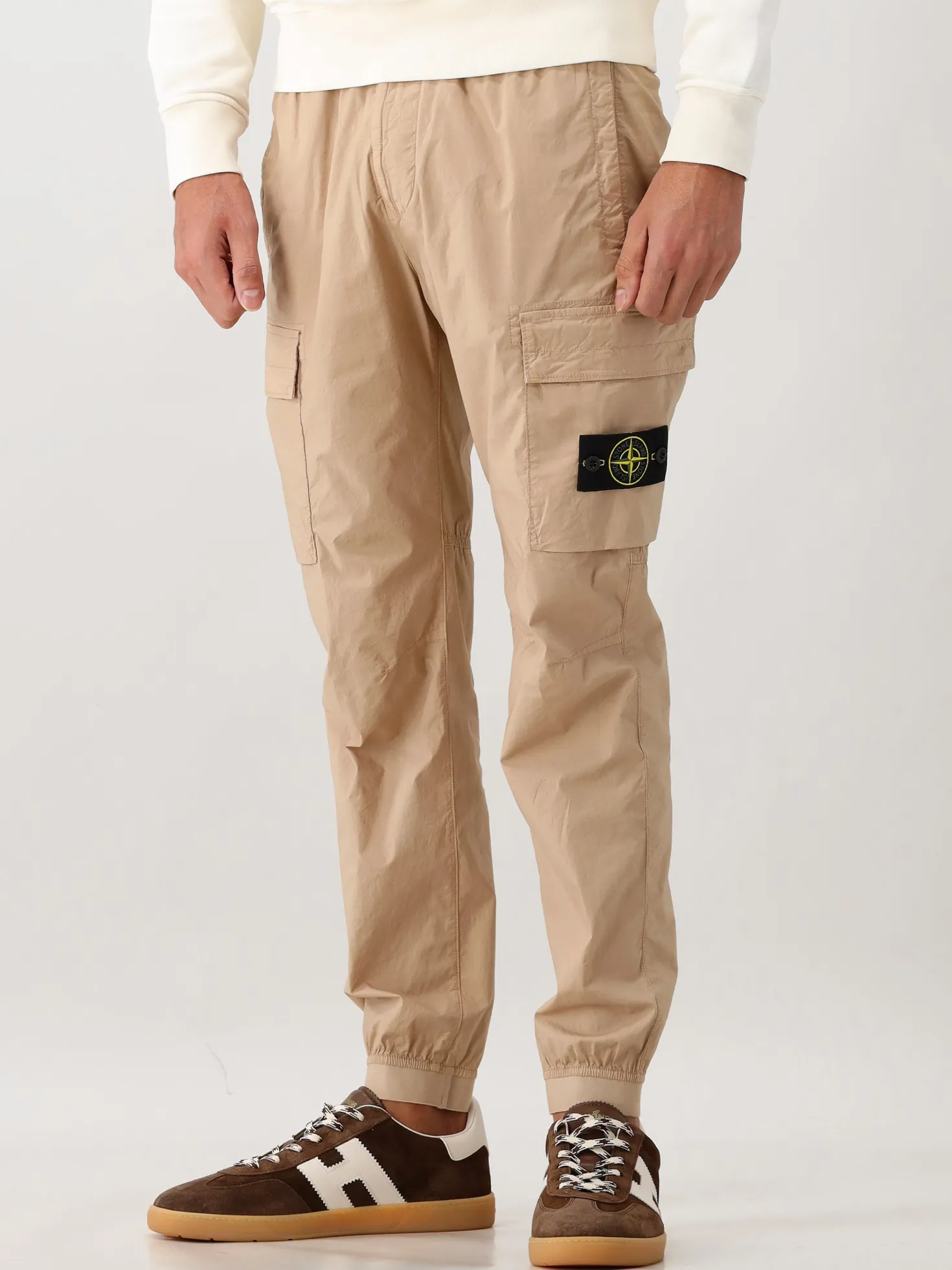 Stone Island Cargobroek Beige