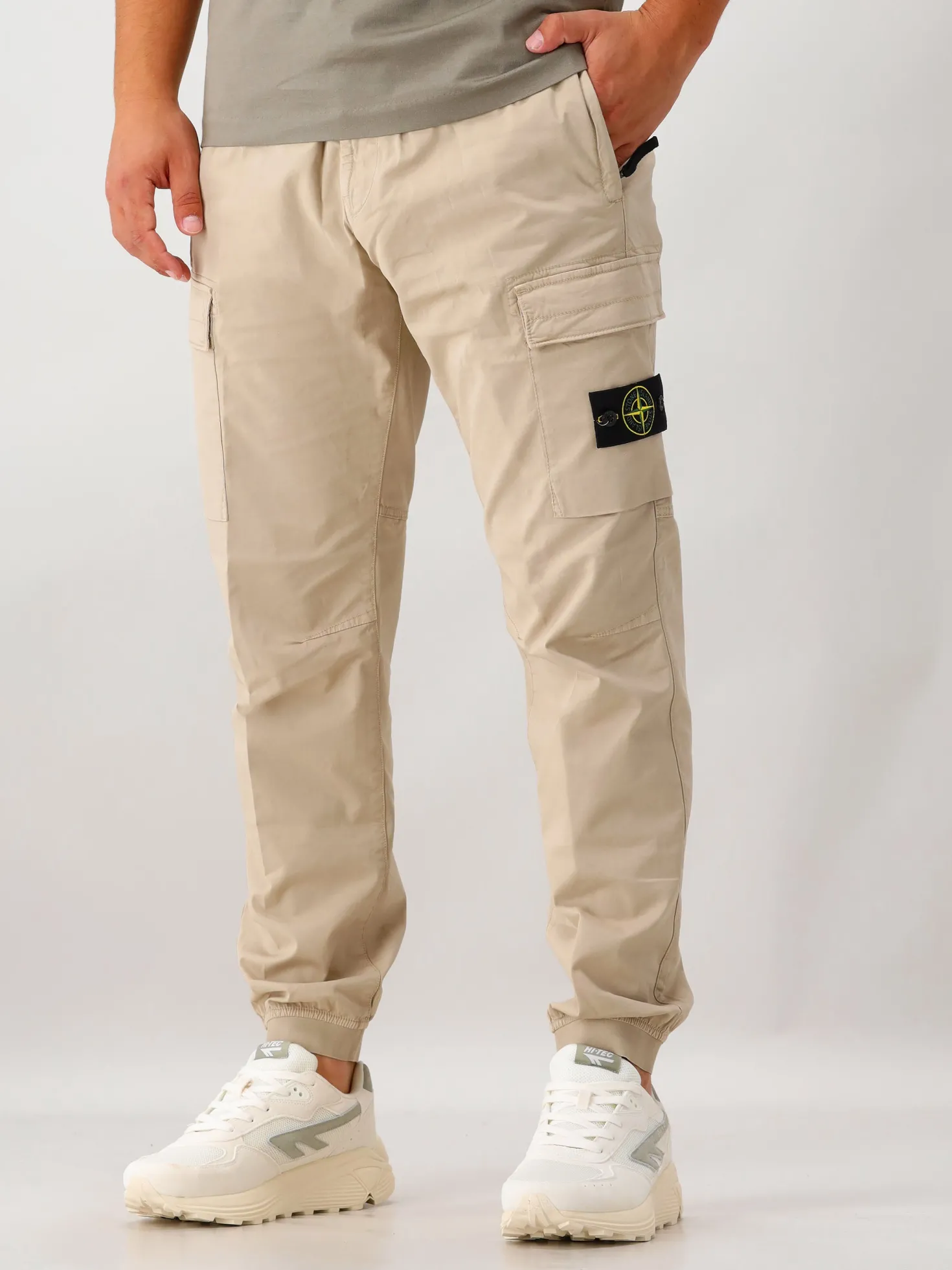 Stone Island Cargobroek Beige