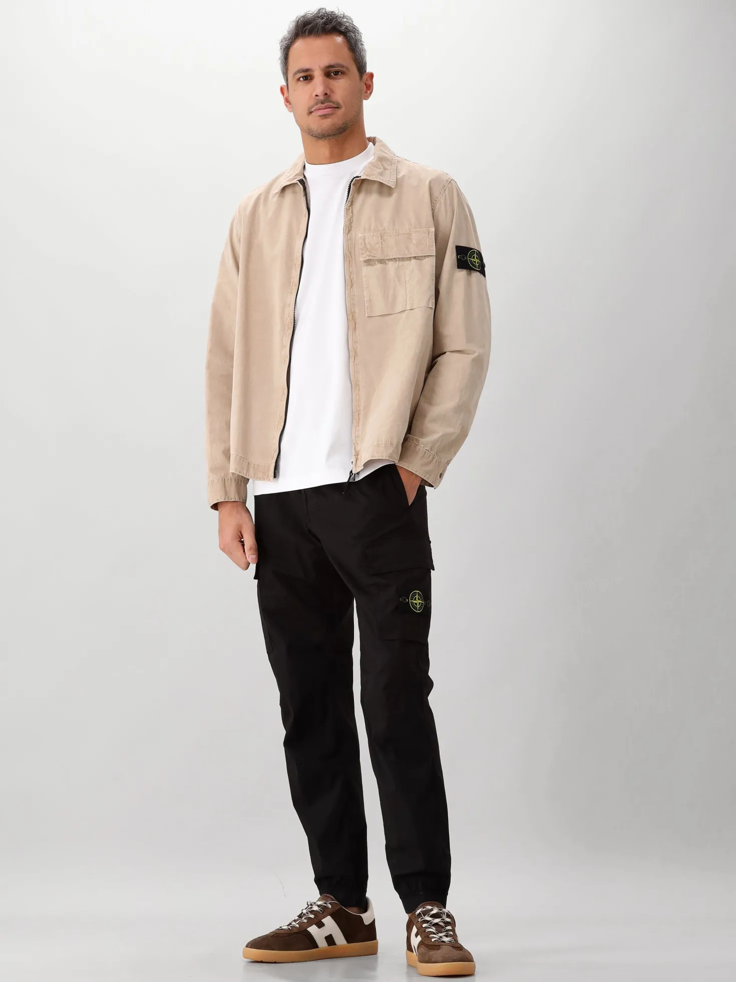 Stone Island Cargobroek Zwart