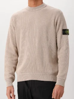 Stone Island Gebreide Trui Beige