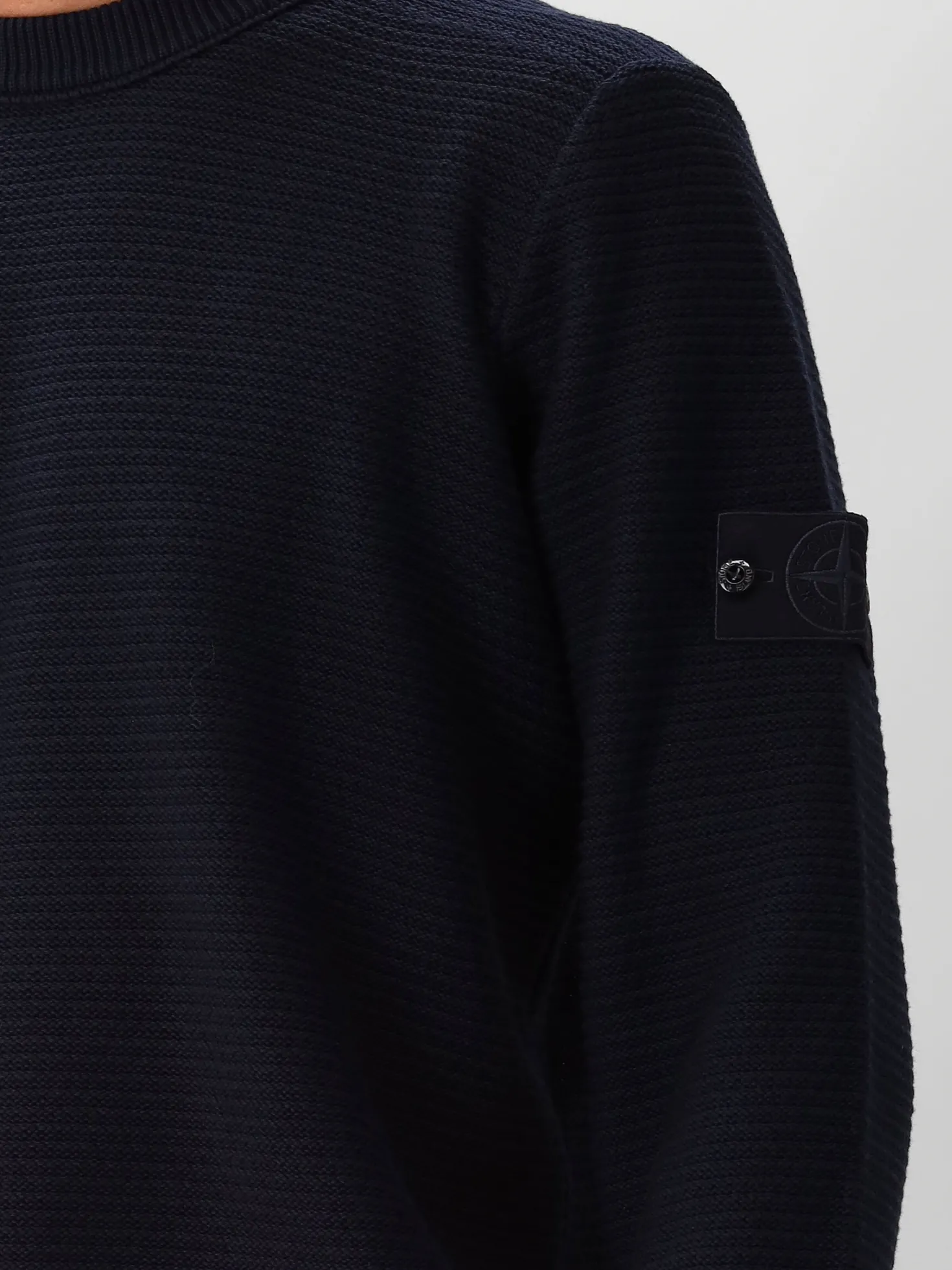 Stone Island Gebreide Trui Blauw Ghost Kasjmierblend