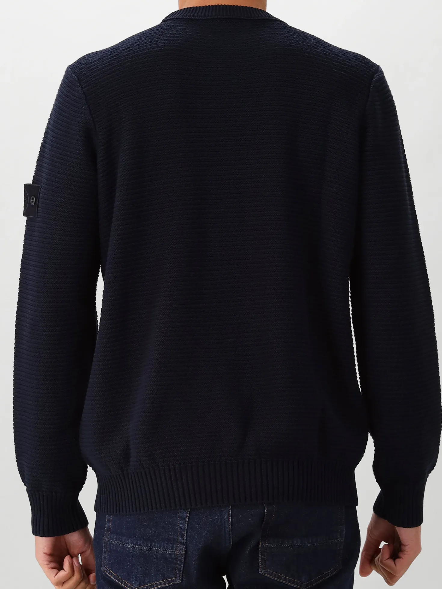 Stone Island Gebreide Trui Blauw Ghost Kasjmierblend