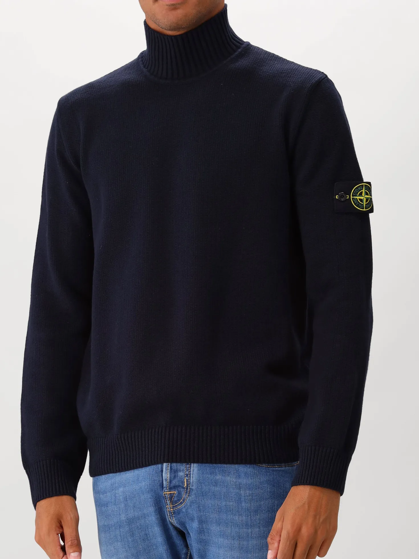 Stone Island Gebreide Trui Blauw