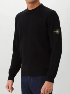 Stone Island Gebreide Trui Zwart