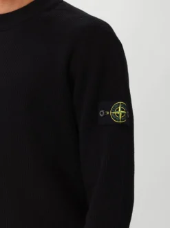 Stone Island Gebreide Trui Zwart