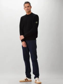 Stone Island Gebreide Trui Zwart