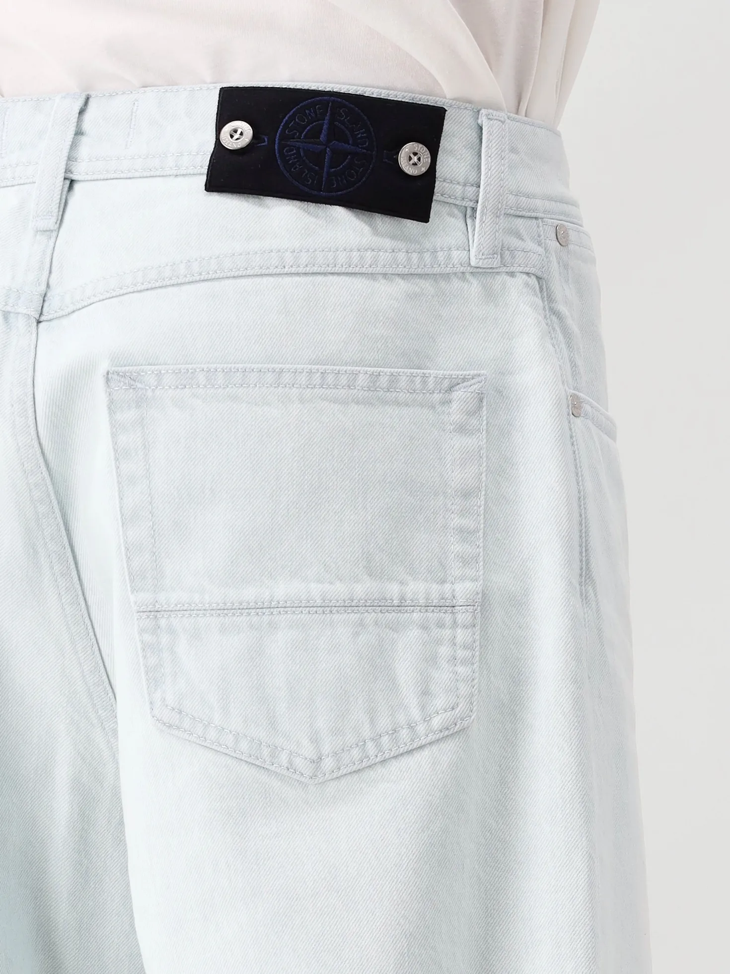 Stone Island Jeans Blauw Loose