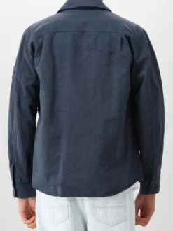 Stone Island Overshirt Blauw Ghost