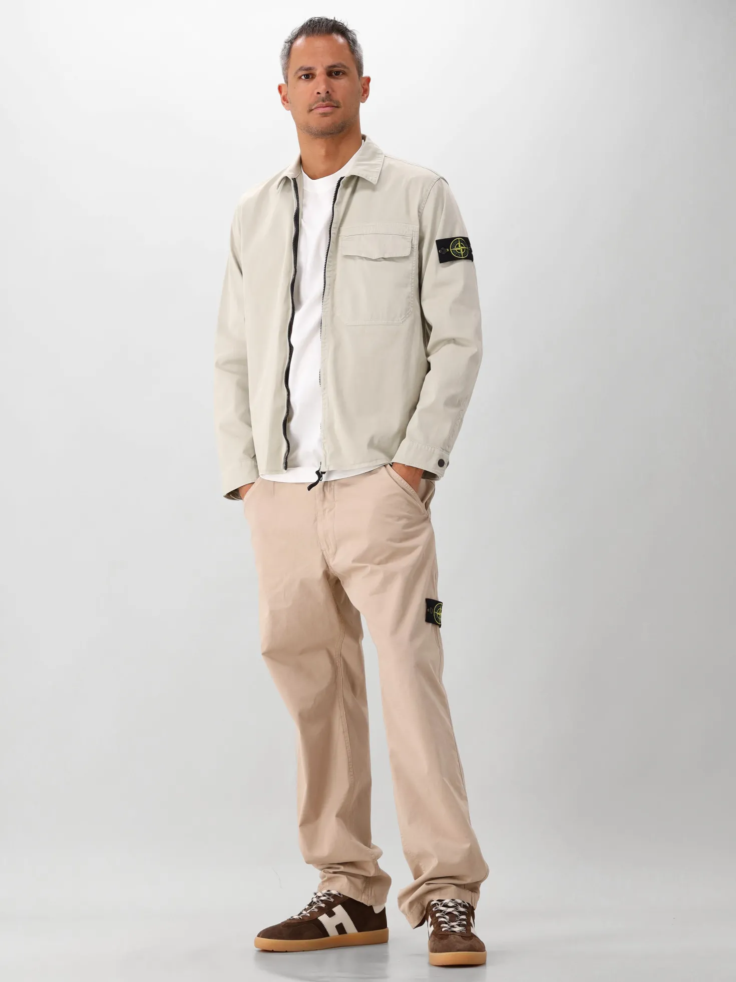 Stone Island Overshirt Grijs
