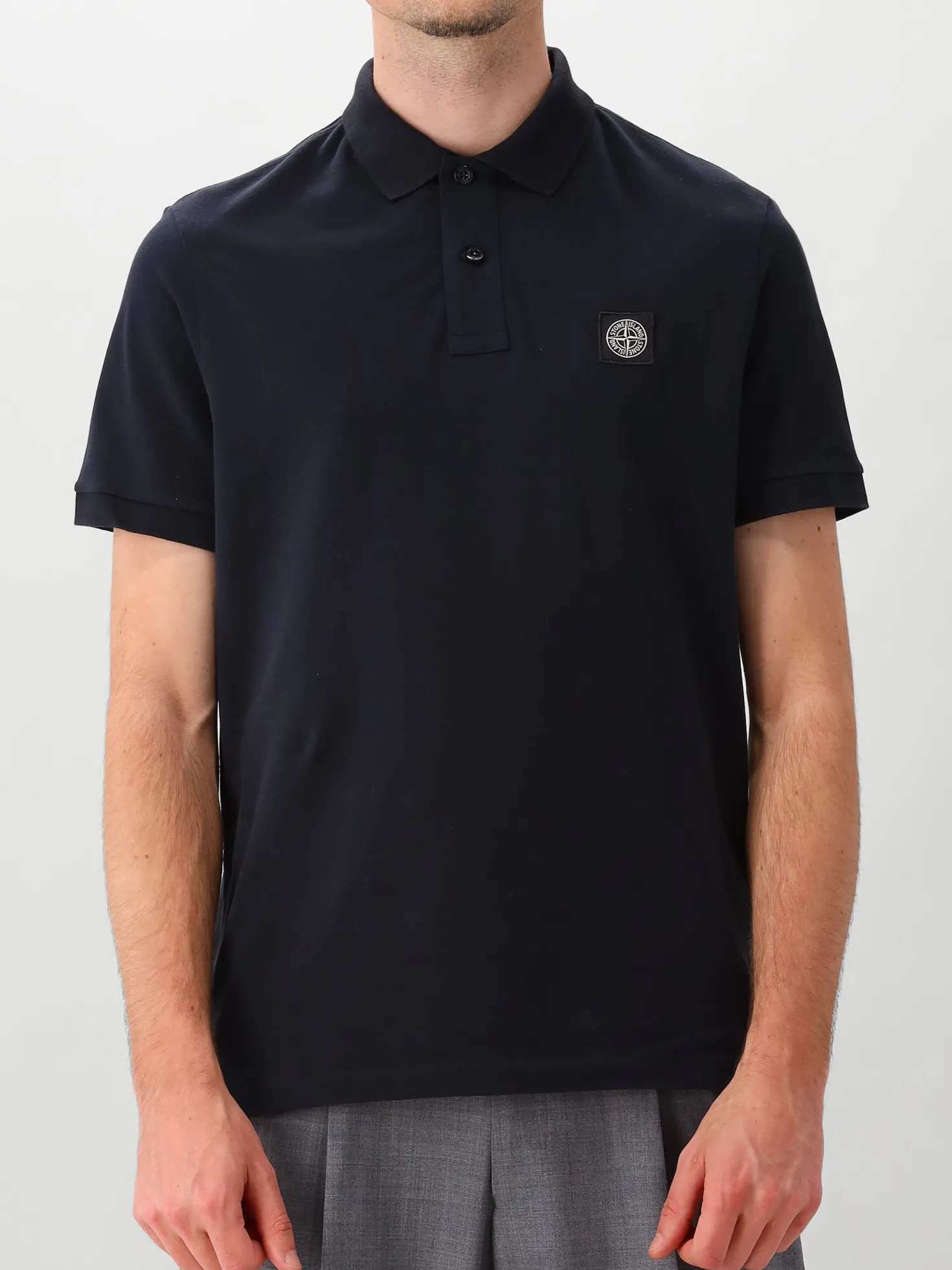 Stone Island Polo Blauw