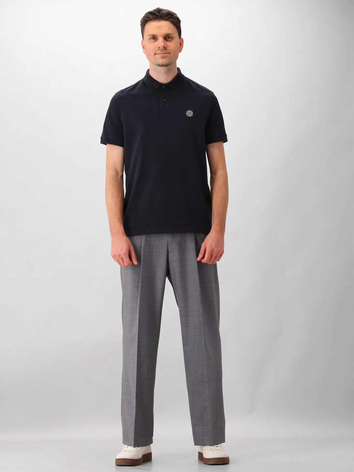 Stone Island Polo Blauw