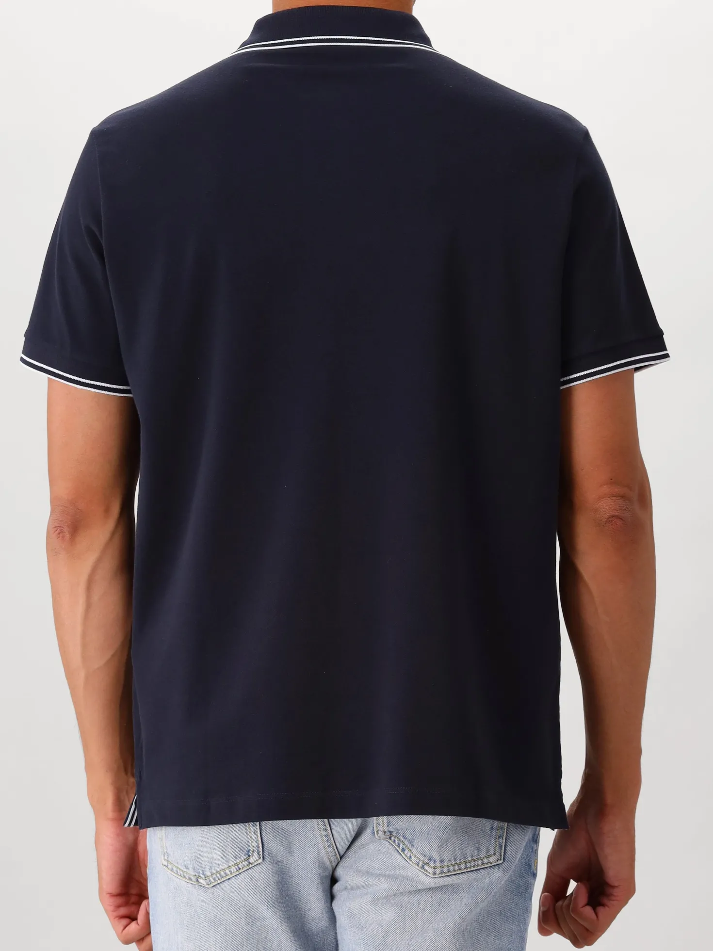 Stone Island Polo Blauw Contrast