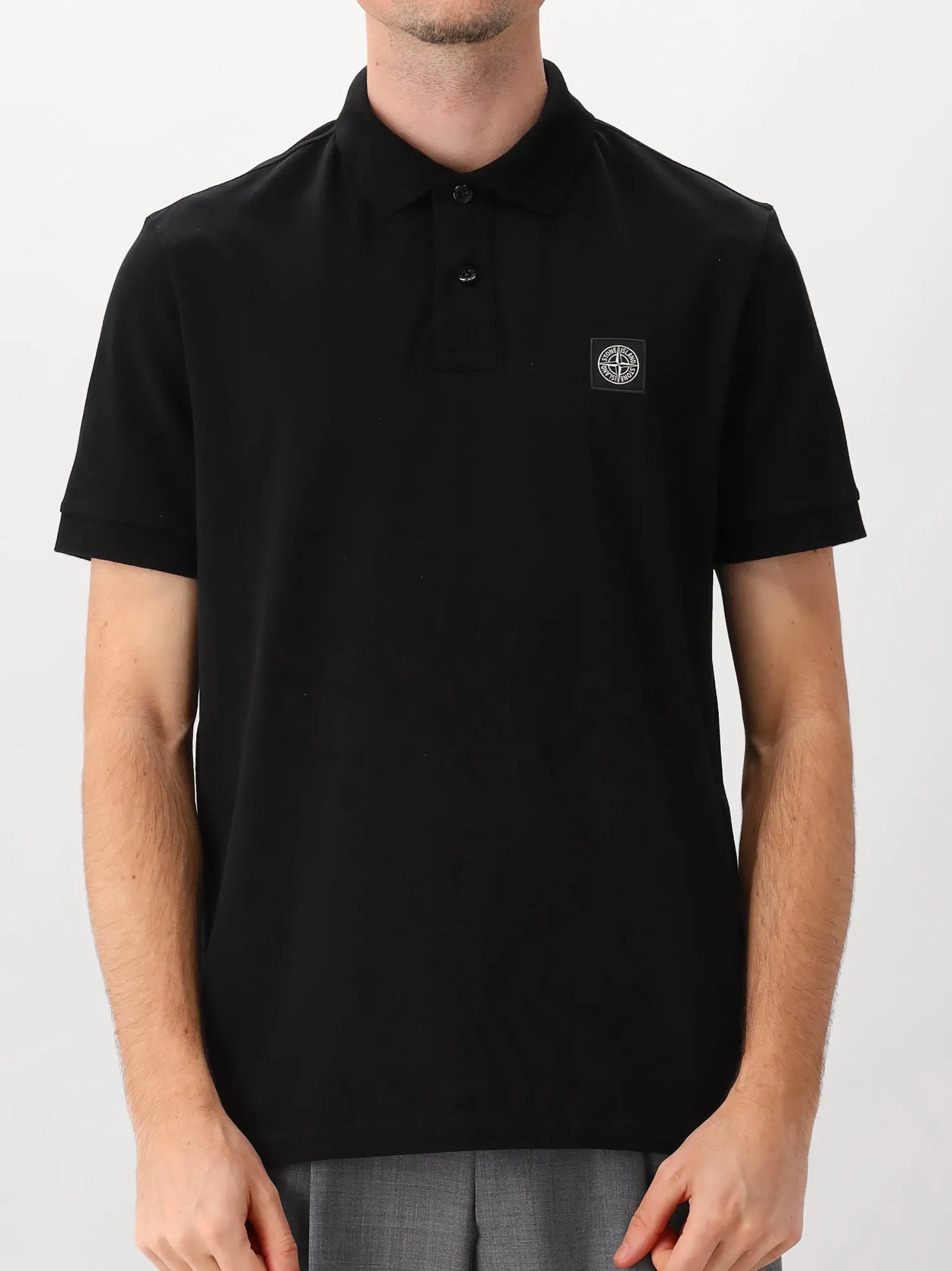 Stone Island Polo Zwart