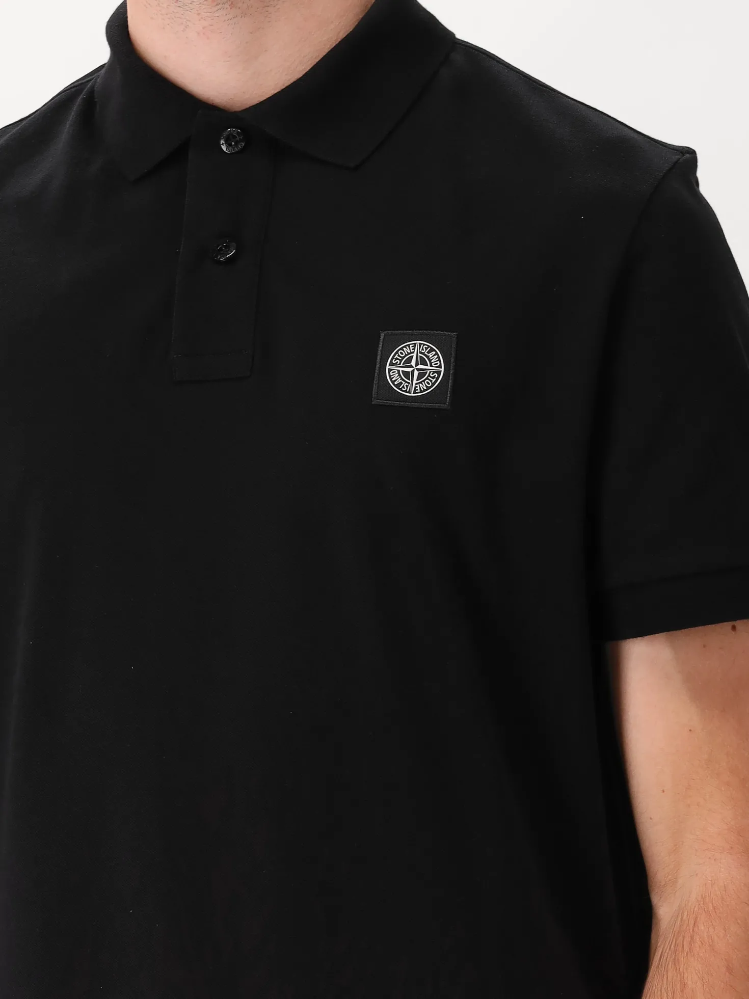 Stone Island Polo Zwart