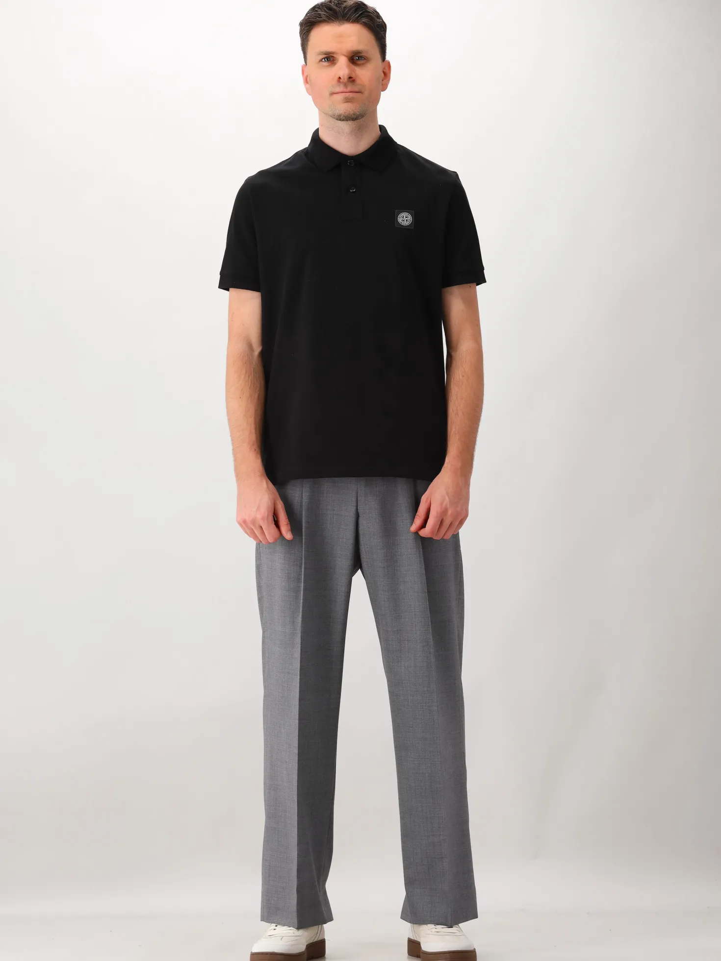 Stone Island Polo Zwart