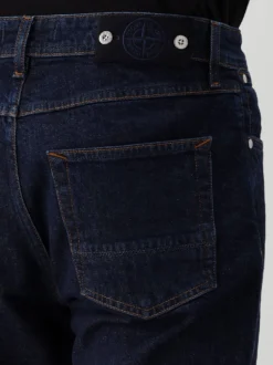 Stone Island Slimfit Jeans Blauw