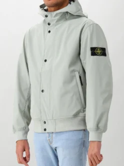 Stone Island Softshell Jas Groen