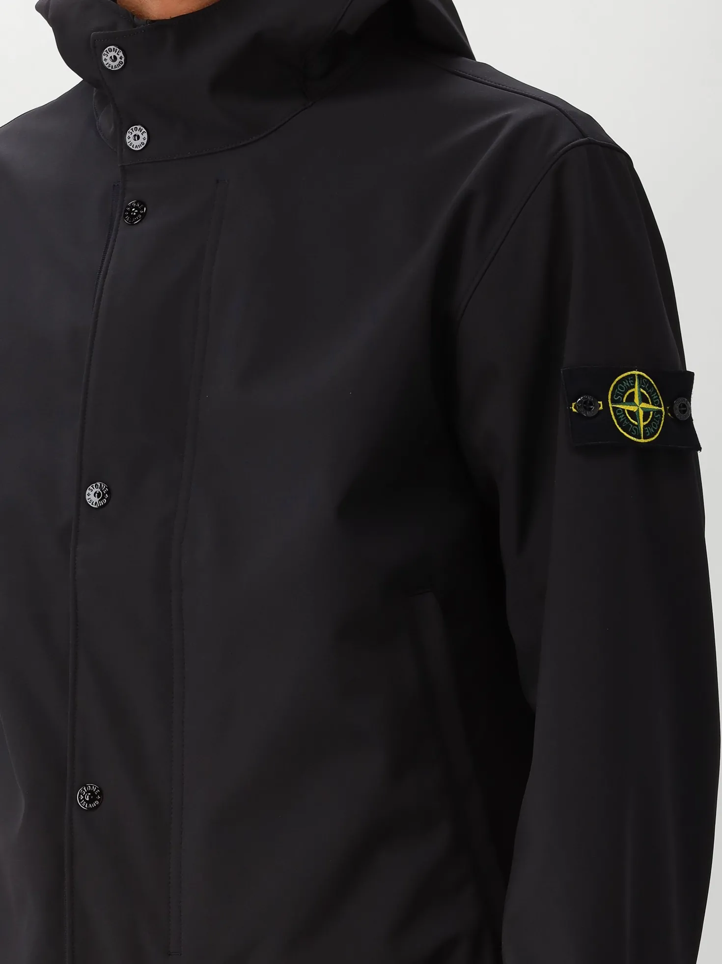 Stone Island Softshell Jas Zwart