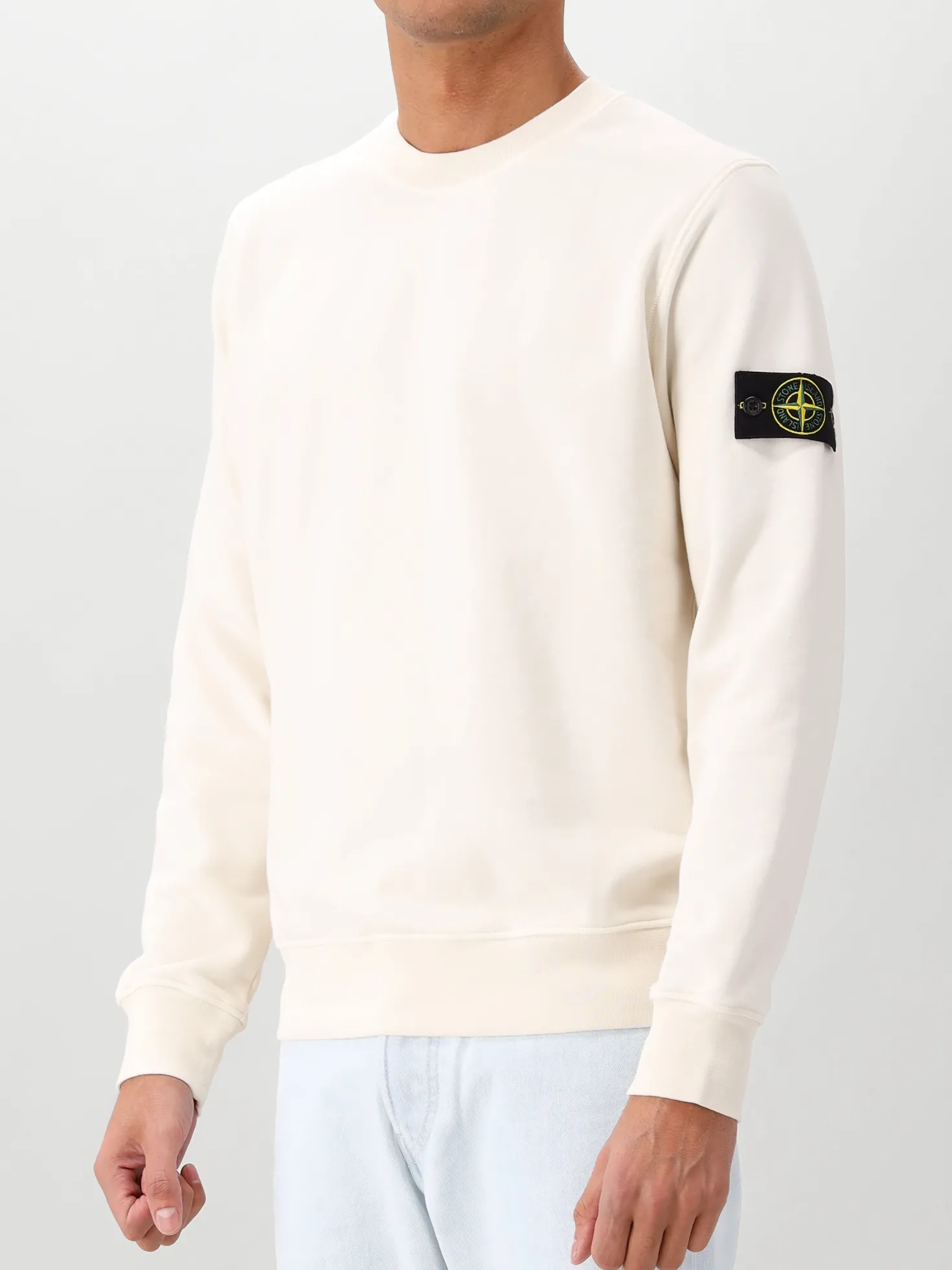Stone Island Sweater Gebroken Wit