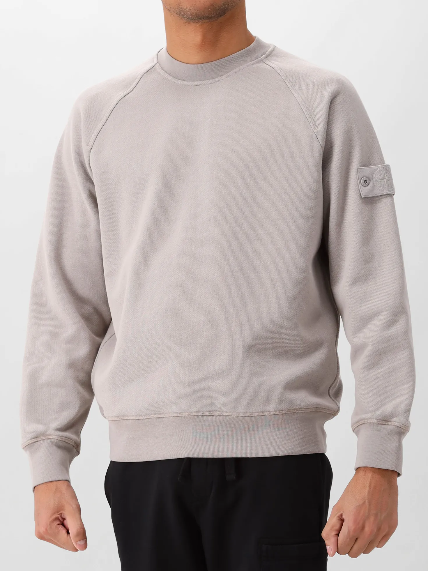 Stone Island Sweater Grijs Ghost
