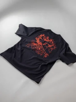 Stone Island T-shirt Backprint Zwart