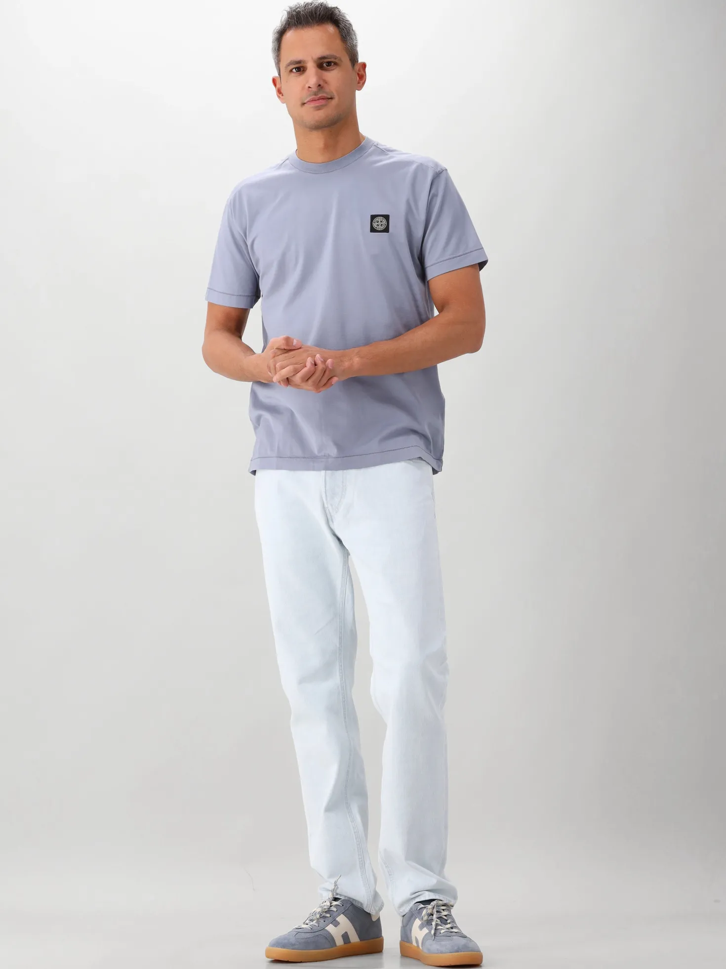 Stone Island T-Shirt Blauw