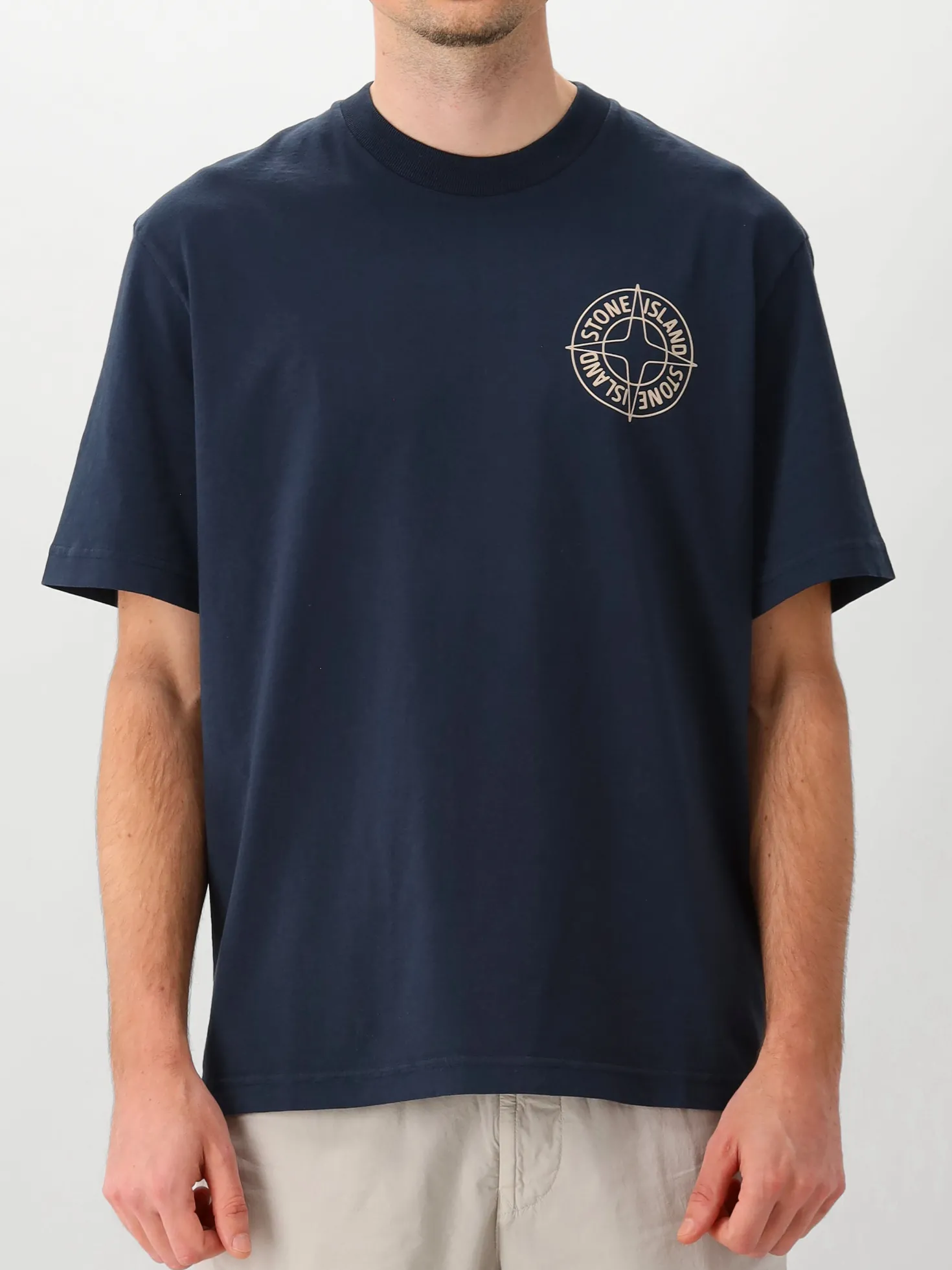 Stone Island T-Shirt Blauw