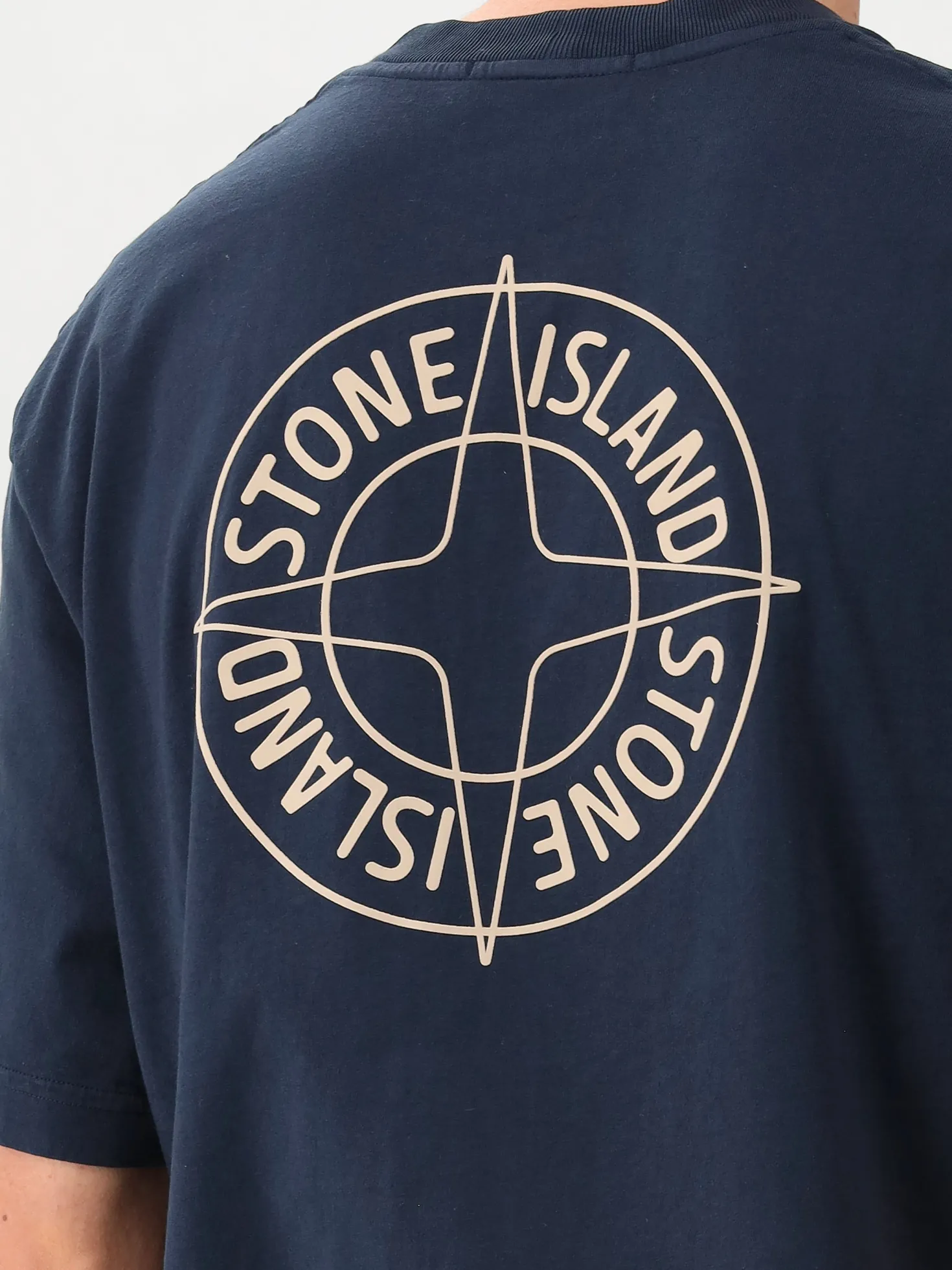 Stone Island T-Shirt Blauw