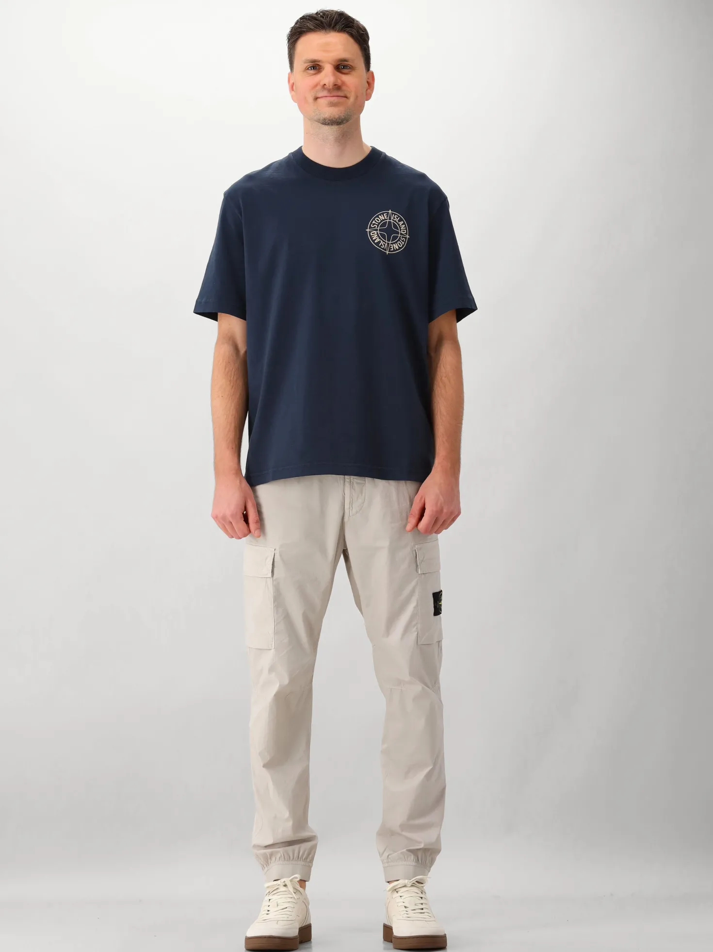 Stone Island T-Shirt Blauw