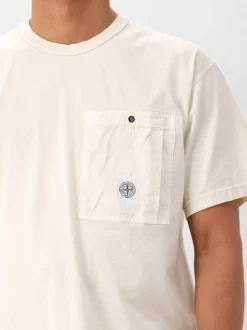 Stone Island T-Shirt Gebroken Wit