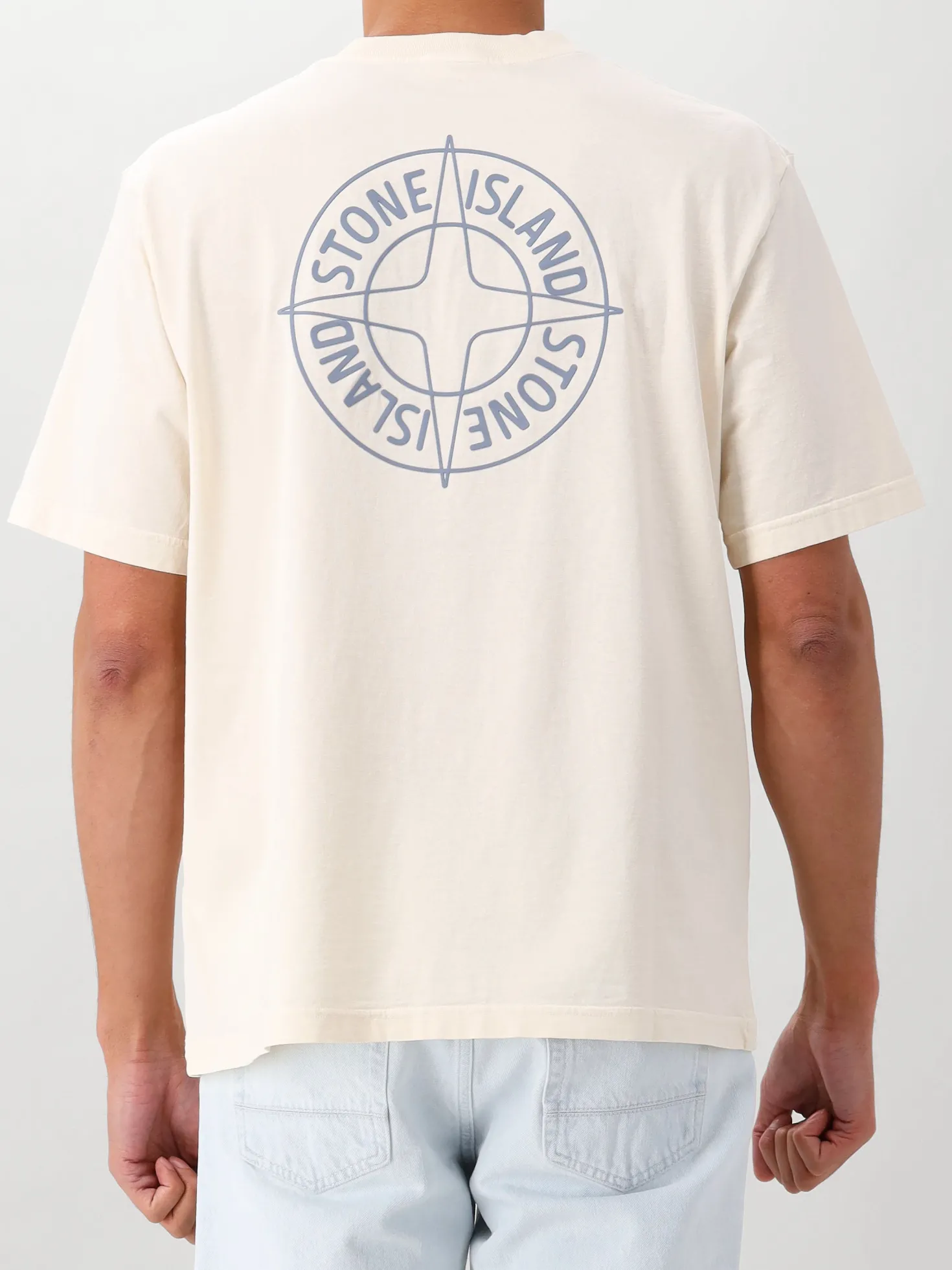 Stone Island T-Shirt Gebroken Wit/Beige
