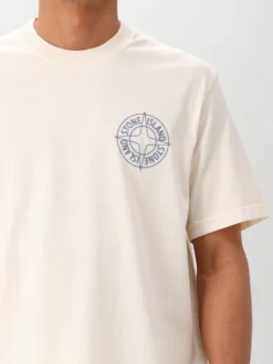 Stone Island T-Shirt Gebroken Wit/Beige
