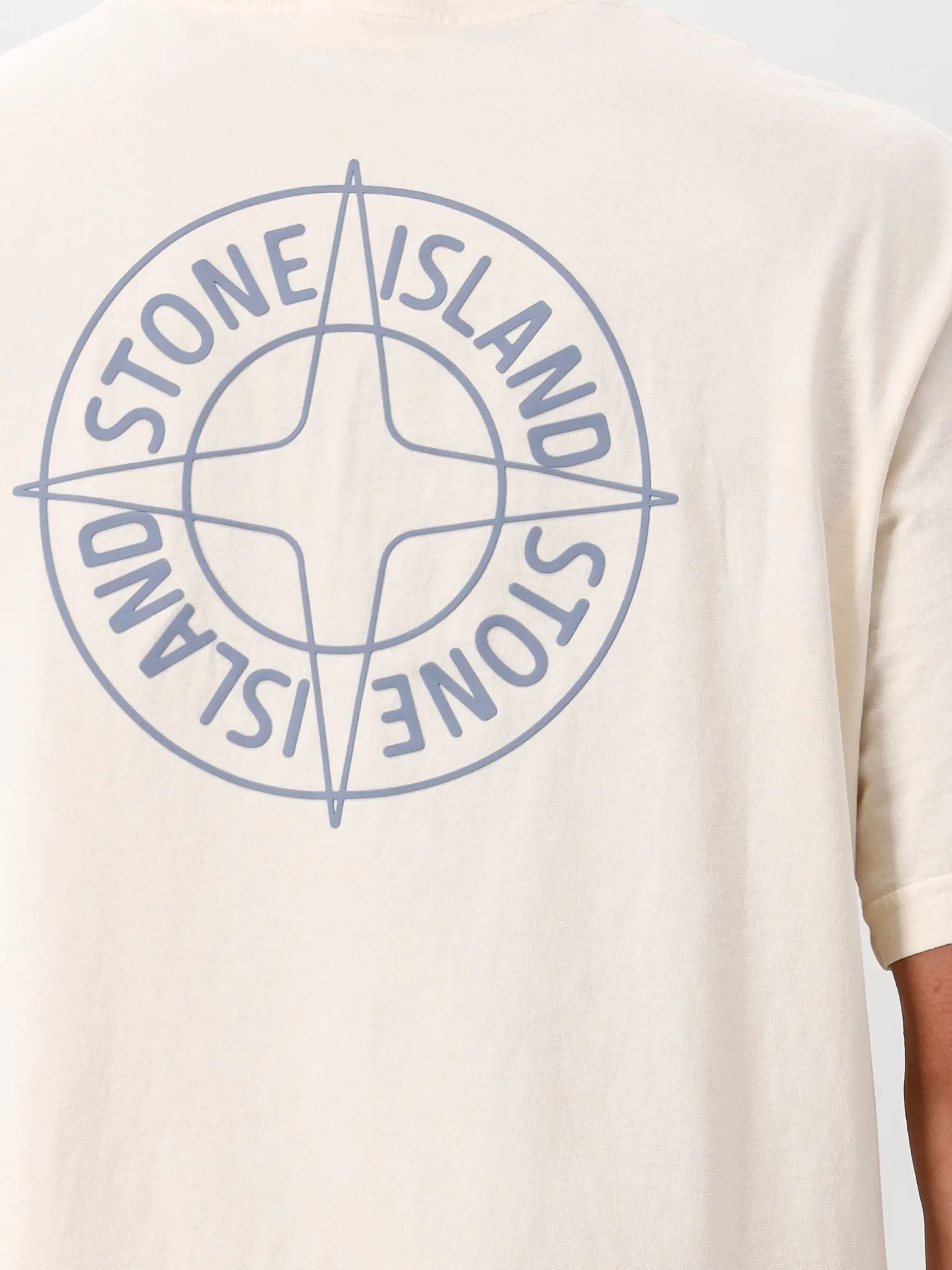 Stone Island T-Shirt Gebroken Wit/Beige