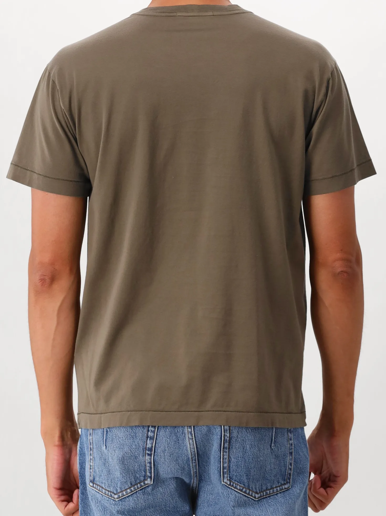 Stone Island T-shirt Groen Patch Logo