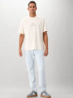 Stone Island T-Shirt Wit/Beige