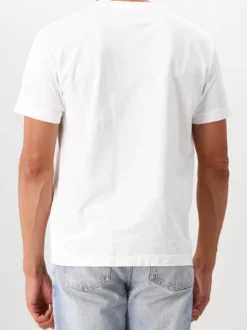 Stone Island T-shirt Wit Logo Patch