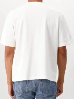 Stone Island T-shirt Wit Patch Logo