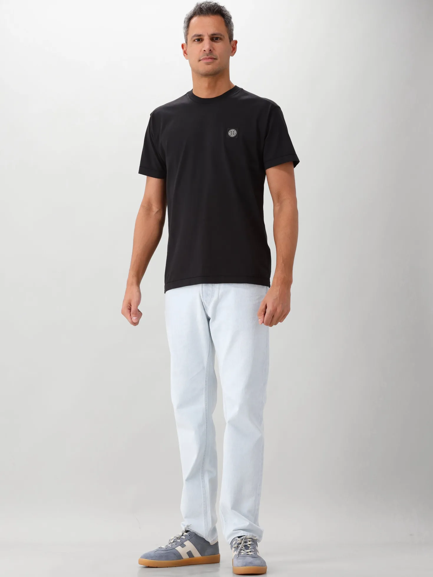 Stone Island T-Shirt Zwart