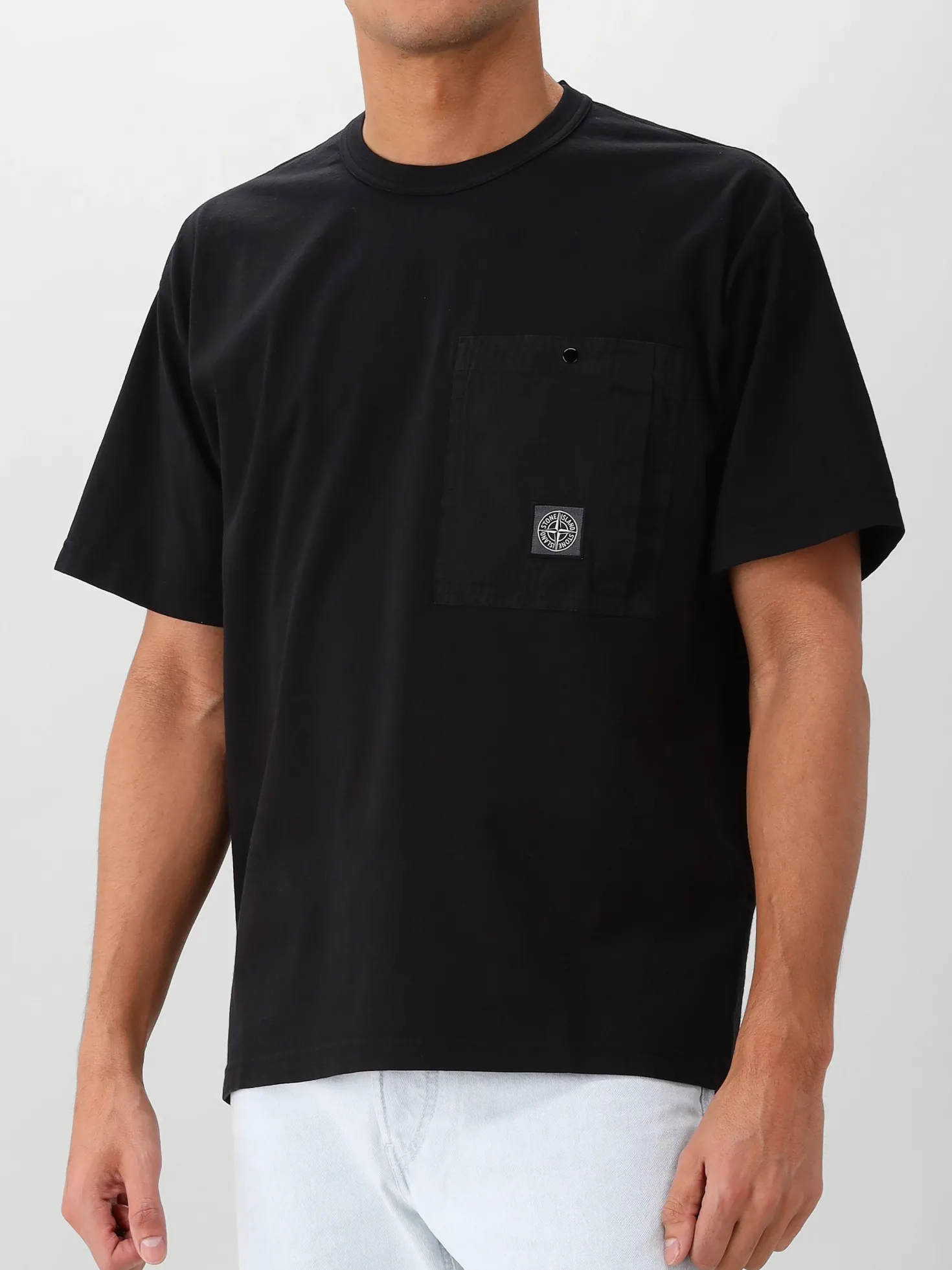 Stone Island T-Shirt Zwart